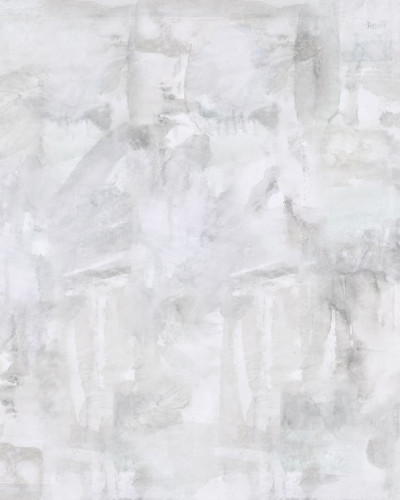 Tapet Paper Mache Gri cu aspect de beton