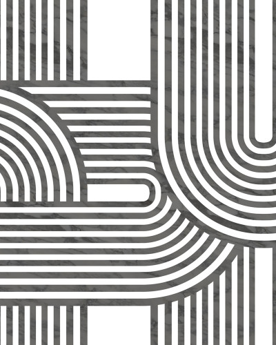 Tapet modern cu dungi negre si gri, cu textura de marmura