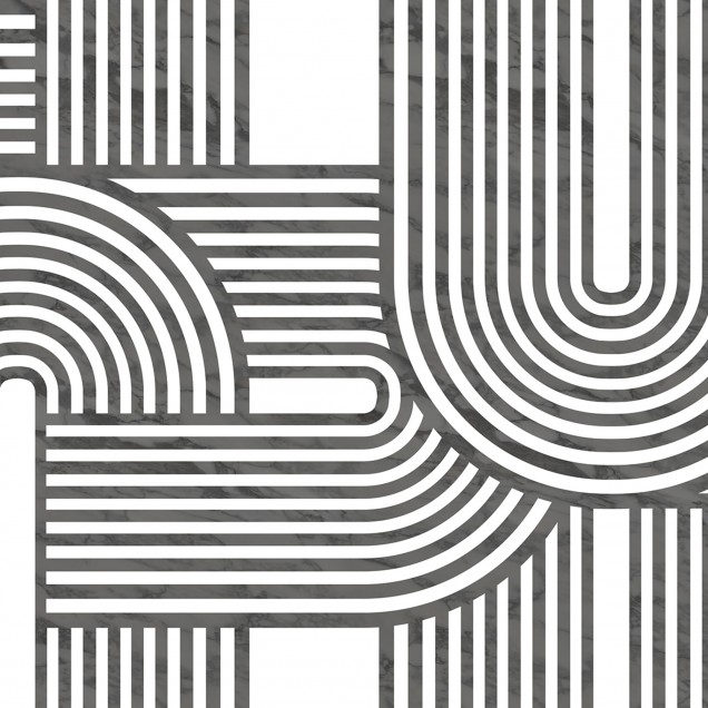 Tapet modern cu dungi negre si gri, cu textura de marmura