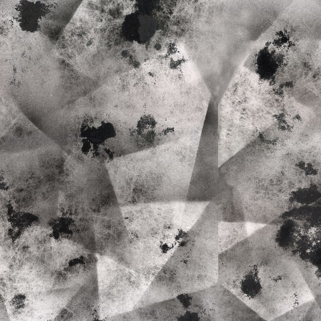Tapet Ash, Graphite cu texturi grafice abstracte in tonuri de gri