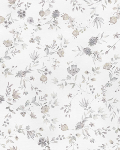 Tapet cu flori delicate, Blossom Fling, Pastel, Rebel Walls.