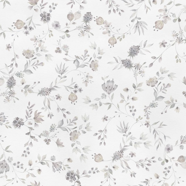 Tapet cu flori delicate, Blossom Fling, Pastel, Rebel Walls.