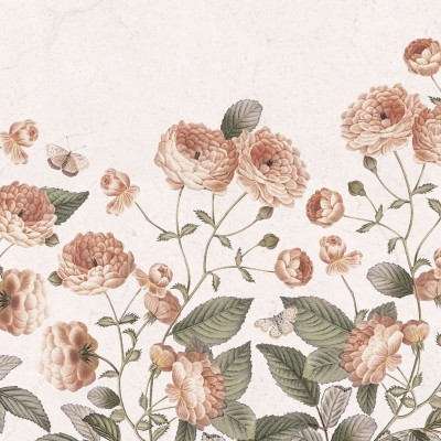 Tapet floral Sweet Buttercups - un design delicat pentru orice camera