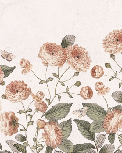 Tapet floral Sweet Buttercups - un design delicat pentru orice camera