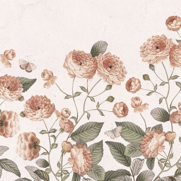 Tapet floral Sweet Buttercups - un design delicat pentru orice camera