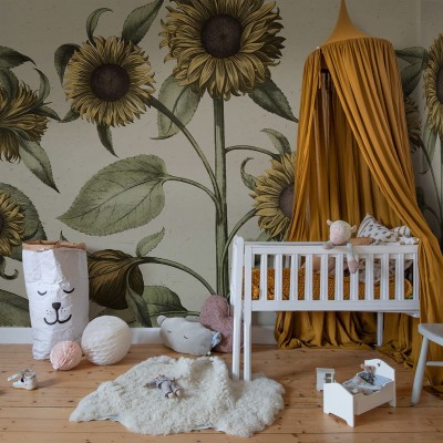 Tapet cu model floral de Sunflower