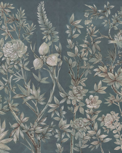 Silk Floral, Petrol, Rebel Walls