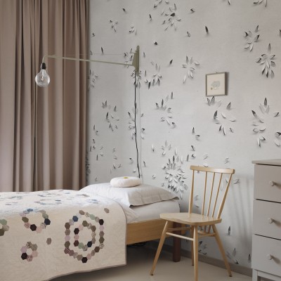 Tapetul Papercut, Sand, cu un design minimalist si elegant.