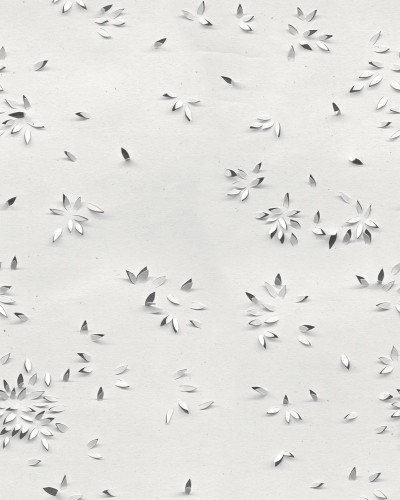 Tapetul Papercut, Sand, cu un design minimalist si elegant.