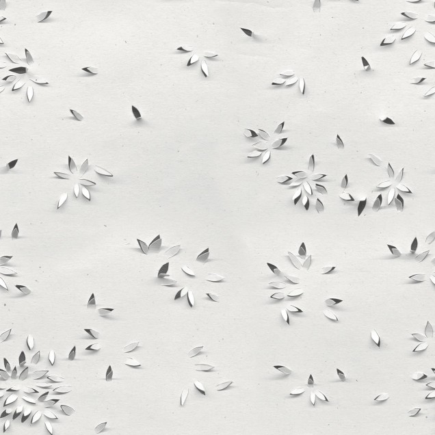 Tapetul Papercut, Sand, cu un design minimalist si elegant.