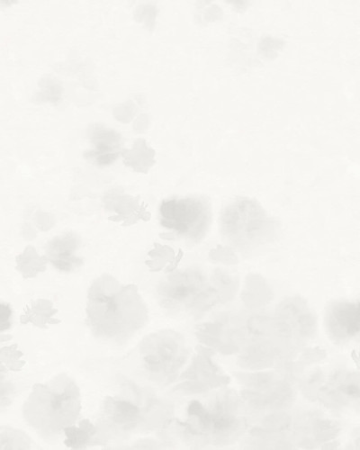 Faded Dreams, White - Tapet minimalist cu tonuri neutre de gri și alb.