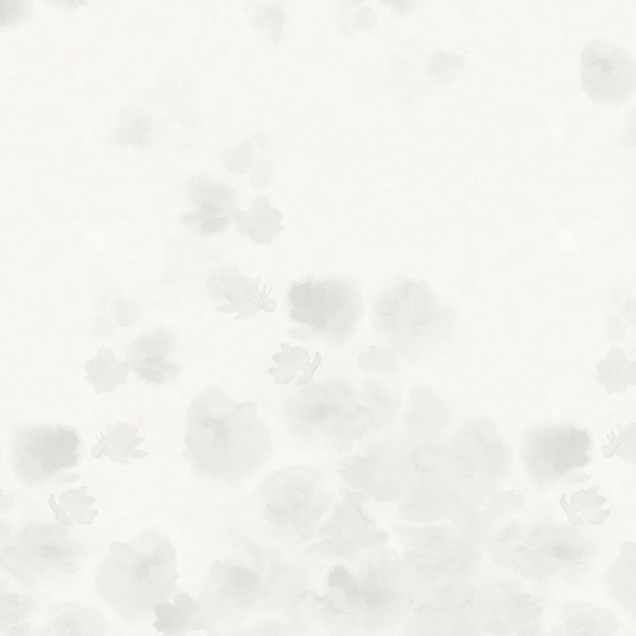 Faded Dreams, White - Tapet minimalist cu tonuri neutre de gri și alb.