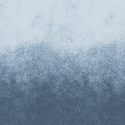 Tapet Ash Gradient, Blue cu aspect de beton, decorat cu o canapea, o masuta si flori roz