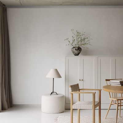Tapet cu design minimalist, Silk Shadows, Beige
