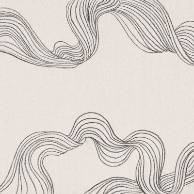 Tapet cu design minimalist, Stripes by Hand, Graphite