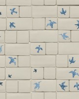 Flight of Tiles, Blue, Rebel Walls
