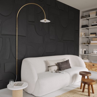 Wallpaper cu aspect 3D, model geometric, nuanță de gri antracit