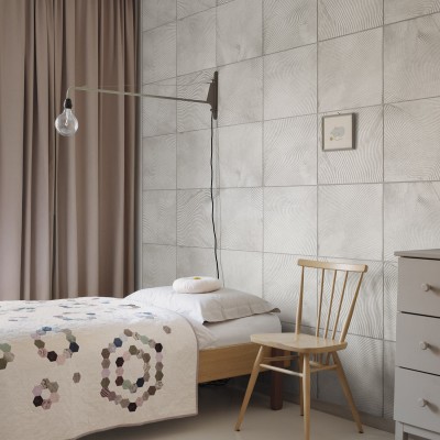 Tapet cu aspect de gresie, Craft Tiles White