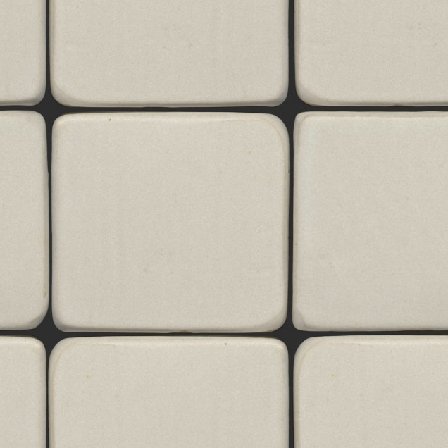 Porcelain Tiles, Clay, un fototapet cu aspect modern și elegant, reprezentând o baie cu gresie albă.