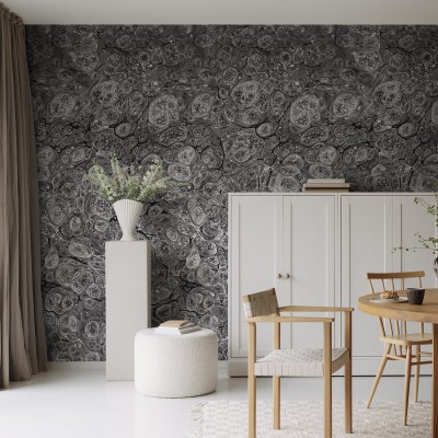 Tapet Marbling, Graphite