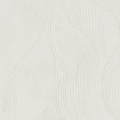 Tapet cu model abstract in nuante neutre, intr-un interior modern