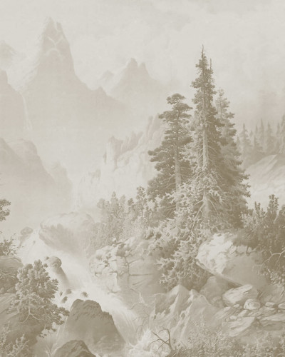 Mountain Horizon, Beige, Rebel Walls