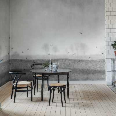 Tapet cu peisaj scandinav minimalist