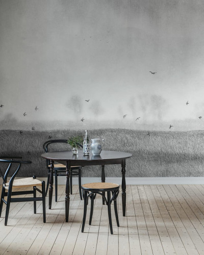 Tapet cu peisaj scandinav minimalist