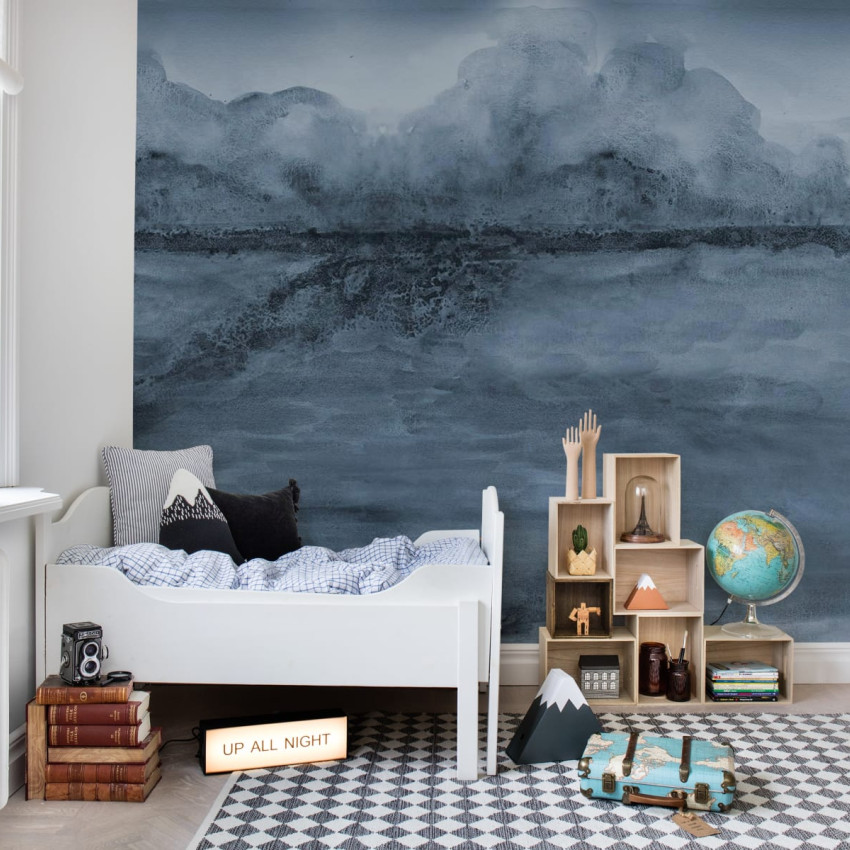 Tapet modern gri cu un model minimalist.