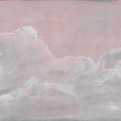Tapet cu nori roz, Up in the Clouds, decor living