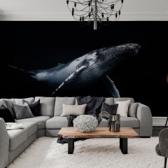 Fototapet Black Whale, personalizat, Rebel Walls