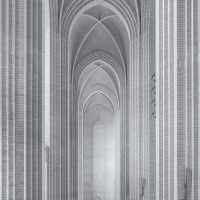 Imagine de fundal Cathedral Vault cu arhitectură gotică, potrivită pentru a adăuga o notă de eleganță în casa ta