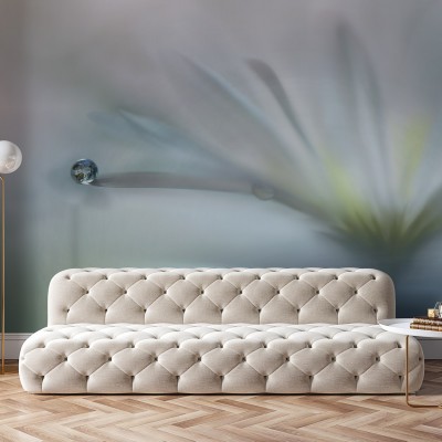Tapet cu picătură de apă, cu design minimalist, perfect pentru living.