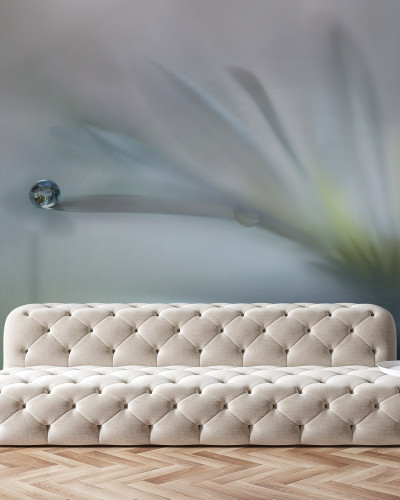 Tapet cu picătură de apă, cu design minimalist, perfect pentru living.