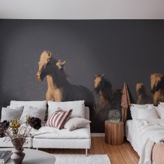 Fototapet Wild Horses, personalizat, Rebel Walls