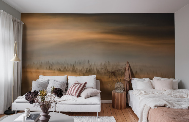 Fototapet Golden Fir Forest, Rebel Walls