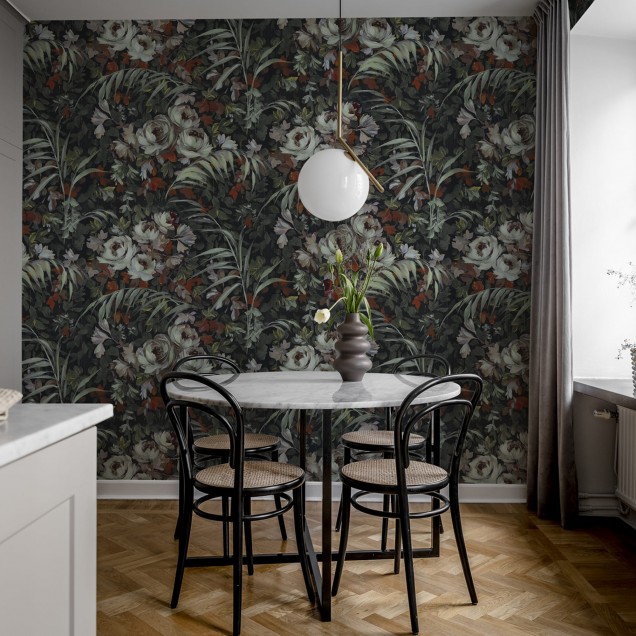 Tapet floral Dazzling Foliage