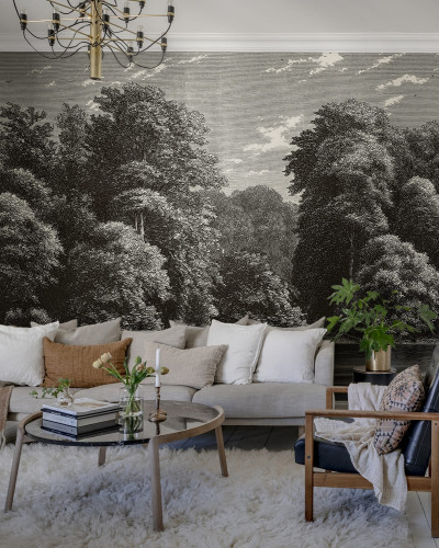 Tapet Spring Season, Vintage cu un design minimalist, ce surprinde frumusețea naturii cu o notă vintage.