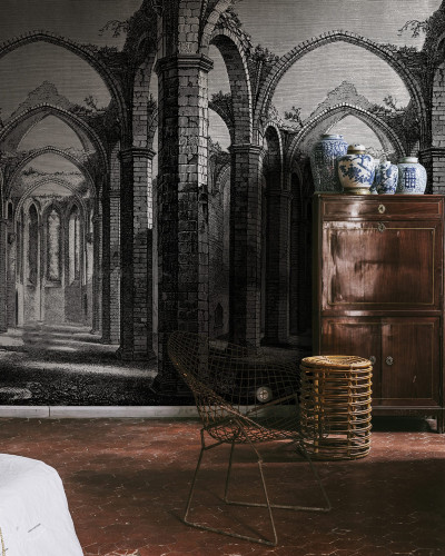 Tapet cu arce gotice vintage. Designul este imprimat pe hartie de inalta calitate, cu o rezolutie excelenta.