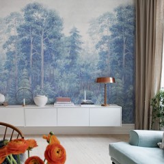 Fototapet Green Wood, Mist, personalizat, Rebel Walls