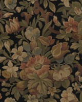 Vintage Flora, Ebony, Rebel Walls