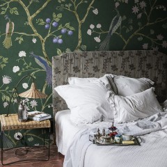Fototapet Songbirds, Emerald, personalizat, Rebel Walls