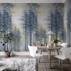 Fototapet Daybreak, Blue, personalizat, Rebel Walls