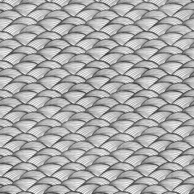 Un interior modern cu tapet Ripple Graphite