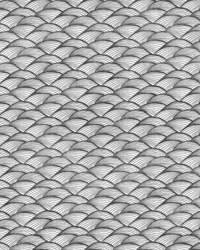 Un interior modern cu tapet Ripple Graphite