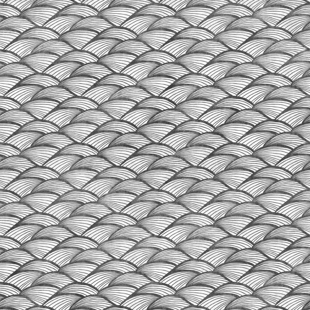 Un interior modern cu tapet Ripple Graphite