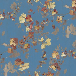 Fototapet Blooming Garden, Turquoise, personalizat, Rebel Walls