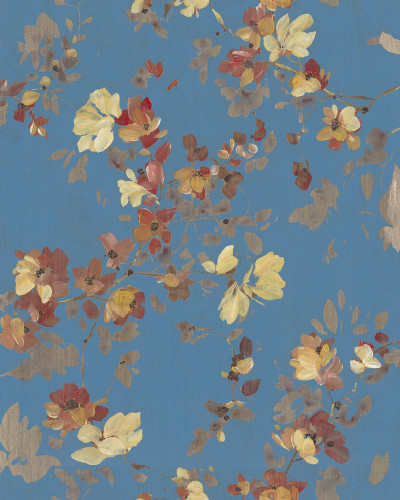 Blooming Garden, Turquoise, Rebel Walls
