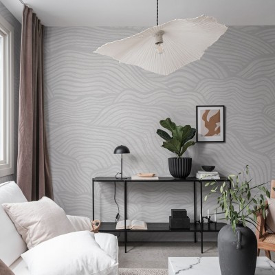 Tapet cu design abstract gri