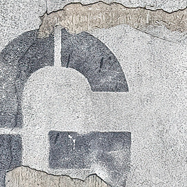 Wallpaper No Parking - perete din beton, cu un design industrial modern, textură vizibilă și culoare gri naturală.
